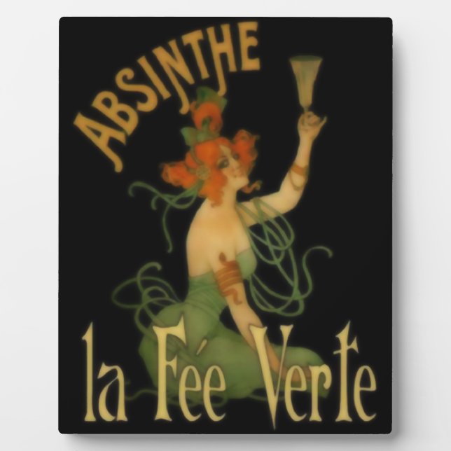Absinthe La Fee Verte Plaque (Front)
