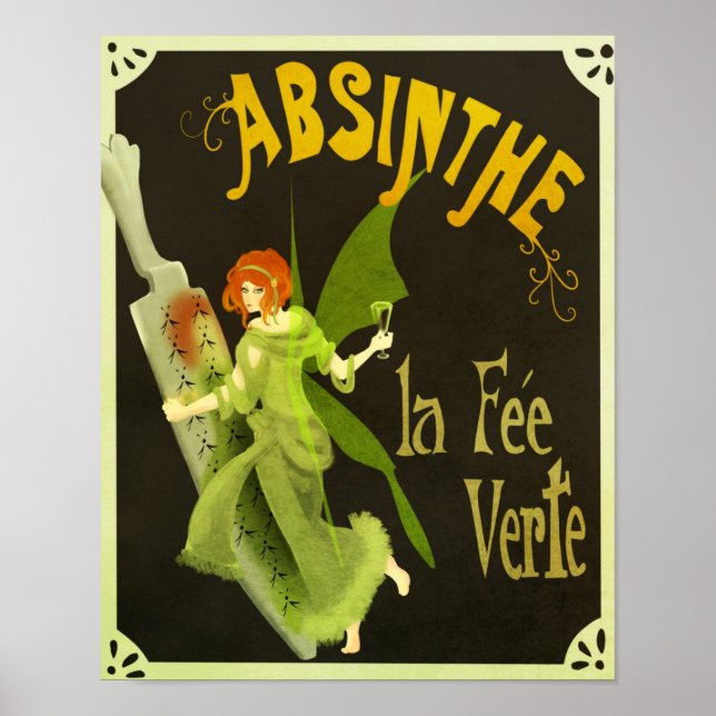 Absinthe la Fee Verte Poster (Front)