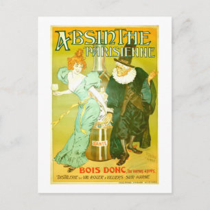 Absinthe Parisienne Gélis-Didot Malteste Fine Art Postcard