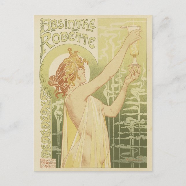 Absinthe Postcards (Front)