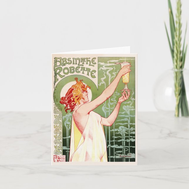 Absinthe Robette Holiday Card (Front)