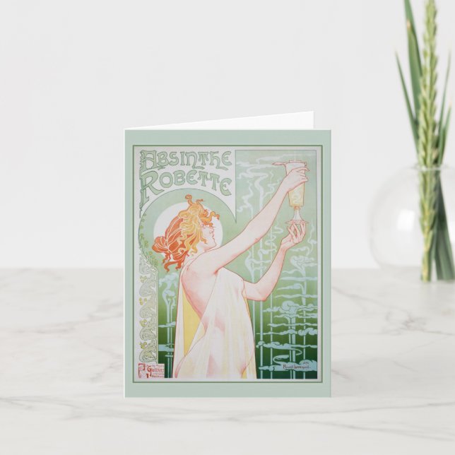 Absinthe Robette (Mint) Holiday Card (Front)