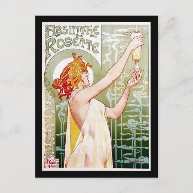 Absinthe Robette Postcard (Front)
