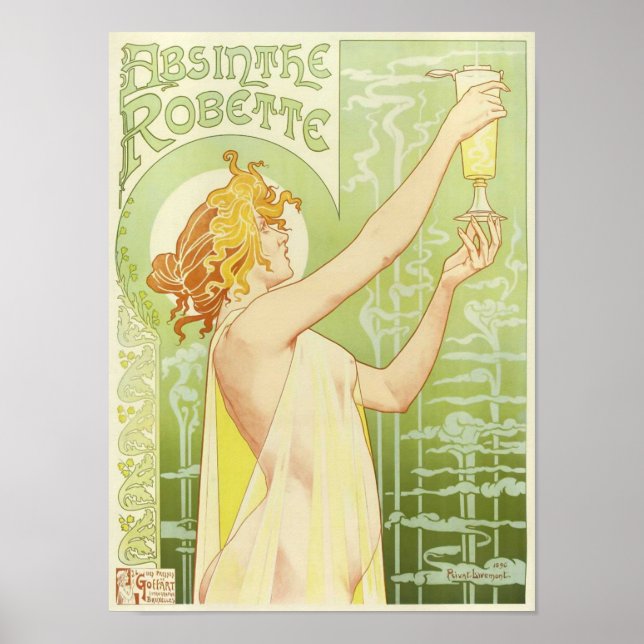 Absinthe Robette, Privat-Livemont Fine Art Poster (Front)