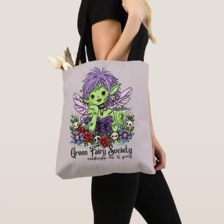 Absinthe Society Fairy Tote Bag