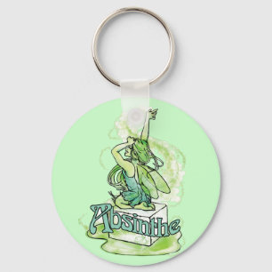 Absinthe Sugar Cube Fairy Key Ring