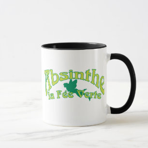 Absinthe Text La Fee Verte Mug