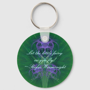 Absinthe Tulips Mandala Key Ring