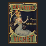 Absinthe Vichet Poster<br><div class="desc">Vintage french art nouveau</div>