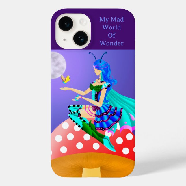 Absolem Transformed wonderland art Case-Mate iPhone Case (Back)