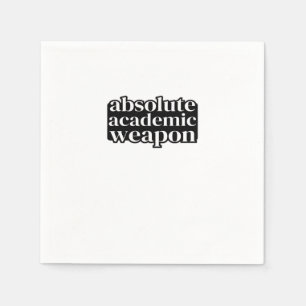 Absolute Academic Weapon Classic Napkin