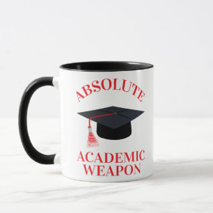 Absolute Academic Weapon Inspirational Quote, Acad Mug