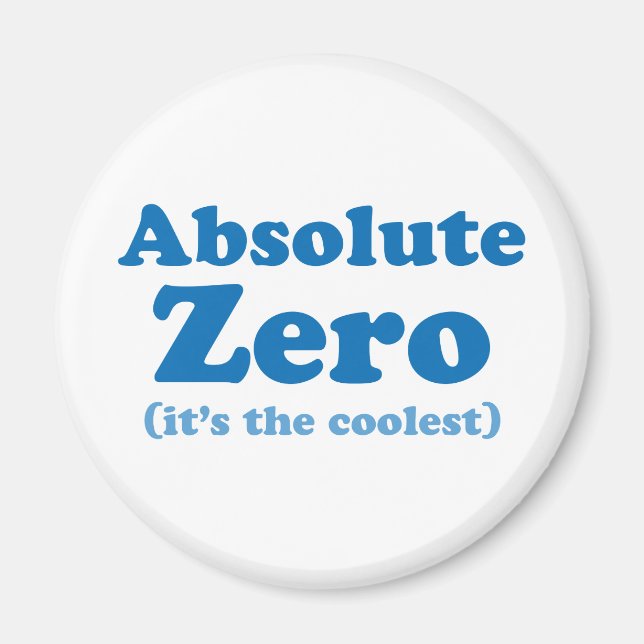 Absolute Zero Magnet (Front)