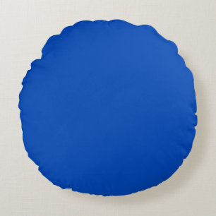 Absolute Zero (solid colour) Round Cushion