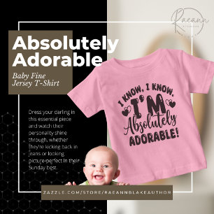 Absolutely Adorable Baby Fine Jersey T-Shirt