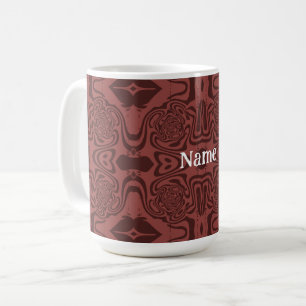 Absolutely Awesome Rustic Browns Abstract Art Coffee Mug
