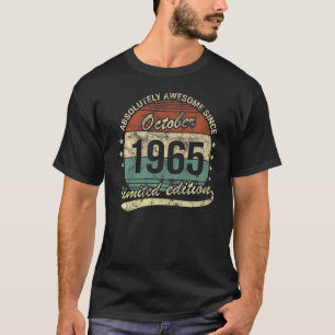 Absolutely Awesome Since October 1965 Man Woman Bi T-Shirt