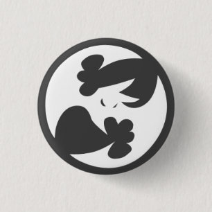 Absolutely Batty 3 Cm Round Badge