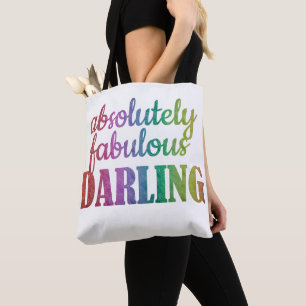 Absolutely Fabulous Darling Tote Bag – Pop Humour
