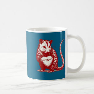 Absolutely not opossum funny valentine animal hear coffee mug
