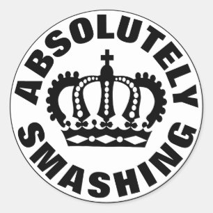 Absolutely Smashing Classic Round Sticker
