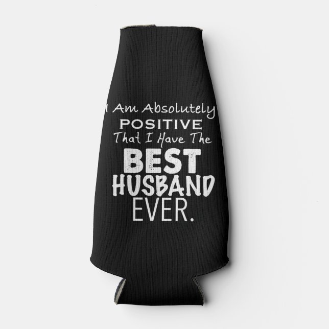 ***ABSOLUTELY THE BEST HUSBAND*** CAN COOLER (Front)