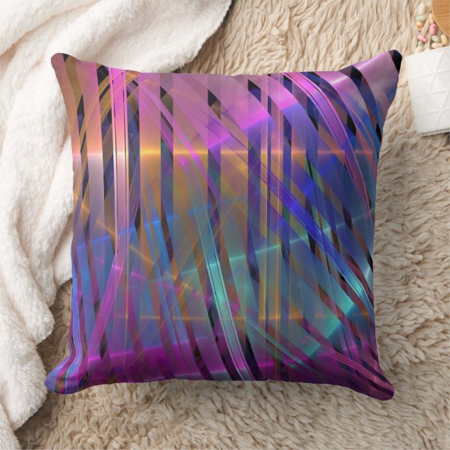 Absract geometric striped decoration cushion (Blanket)