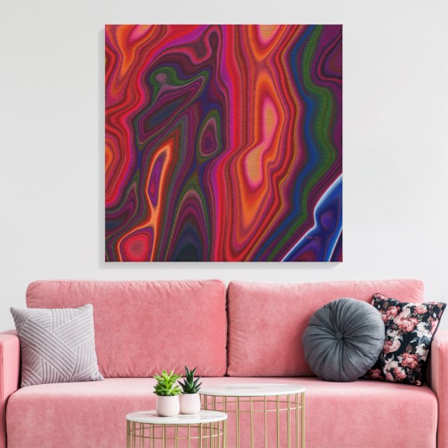 Absract Overload Canvas Print (Insitu(LivingRoom))