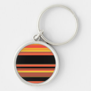 ABSRACT SUNSET KEY RING