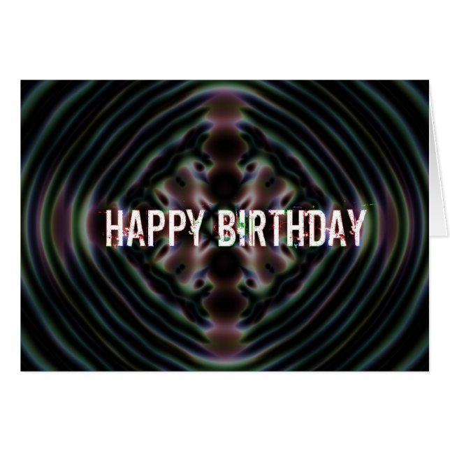 Abstact Birthday (Front Horizontal)