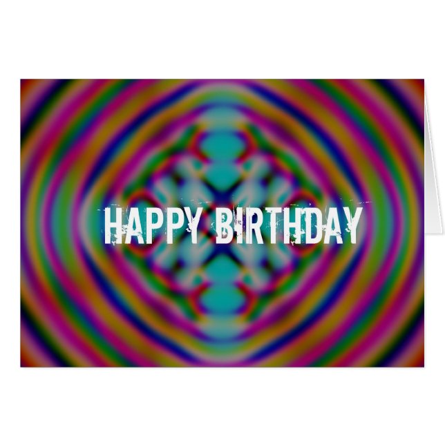 Abstact Birthday (Front Horizontal)