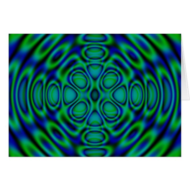 Abstact Blue and Green (Front Horizontal)