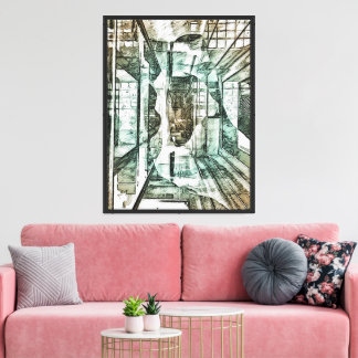 abstact submarine canvas print