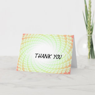 Abstact Thank You Card