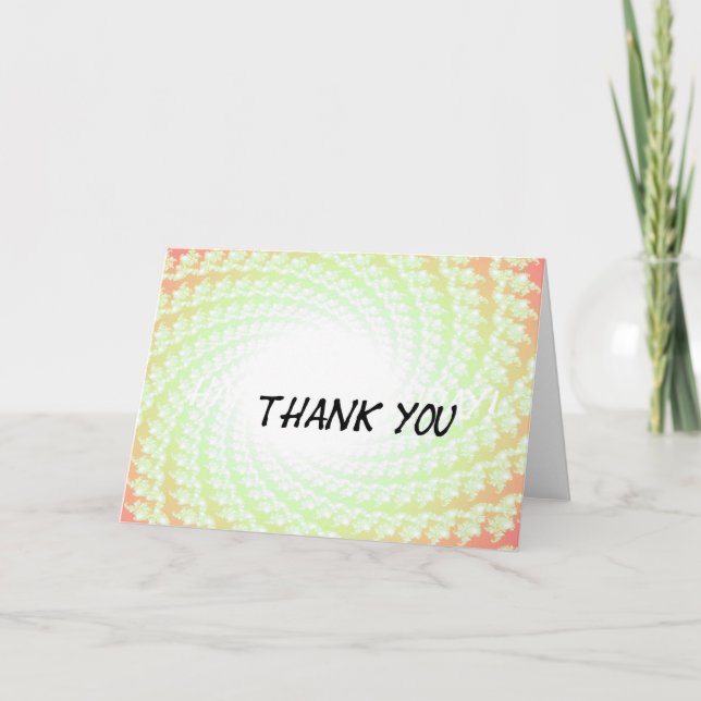 Abstact Thank You Card (Front)