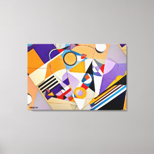 ABSTR_24-082, Abstract Gallery Art Canvas Print