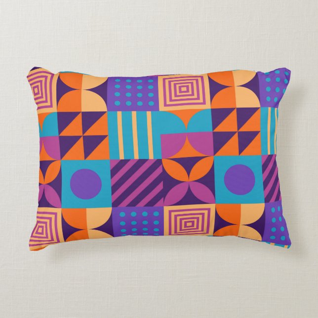 Abstrac Design, Wallpaper, Poster Background. Decorative Cushion (Front)