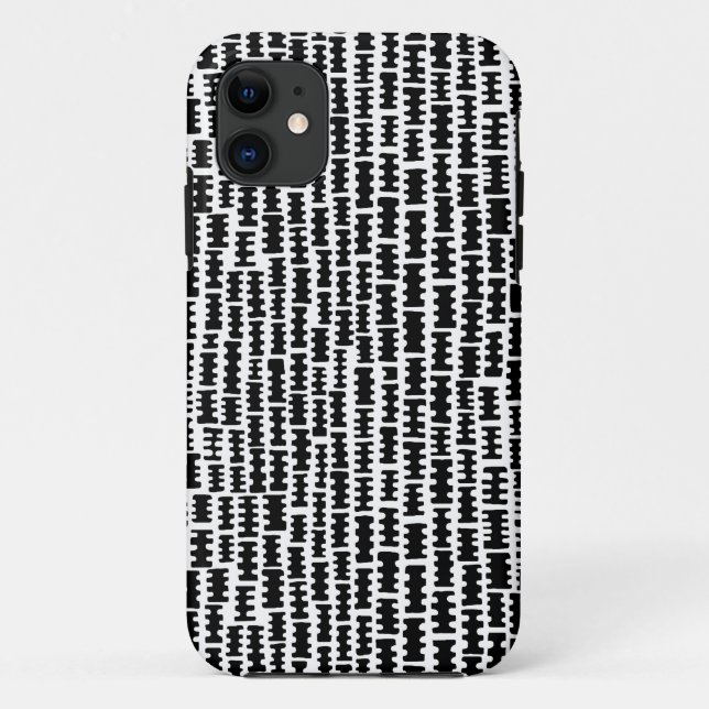 Abstract 020712 - Black Case-Mate iPhone Case (Back)
