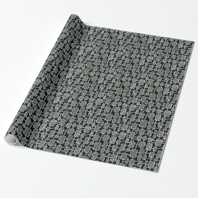Abstract 041113 - Abstract Texture 01 Wrapping Paper (Unrolled)