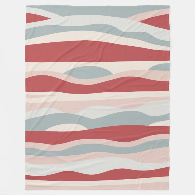 Abstract 050723 fleece blanket (Front)
