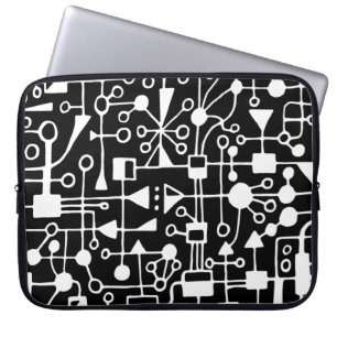 Abstract 090112 laptop sleeve