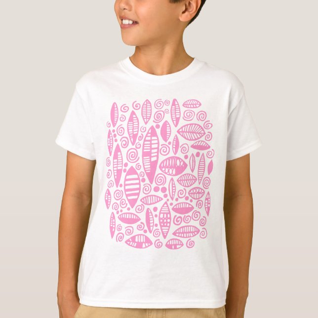 Abstract 100813 - Pink T-Shirt (Front)