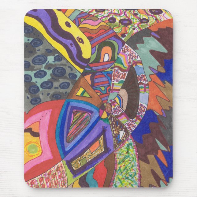Abstract 109, original fine art mouse pad (Front)