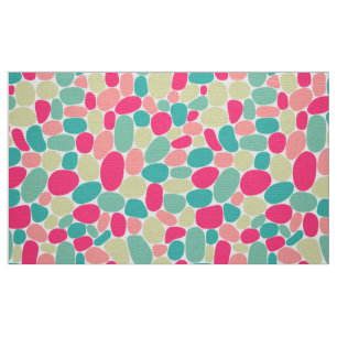 Abstract 160417 - Colours on White Fabric