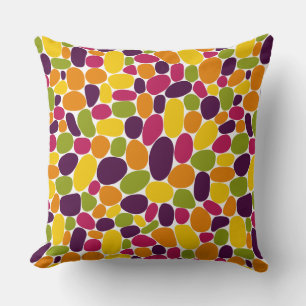 Abstract 160417 - Wine Gum Colours Cushion