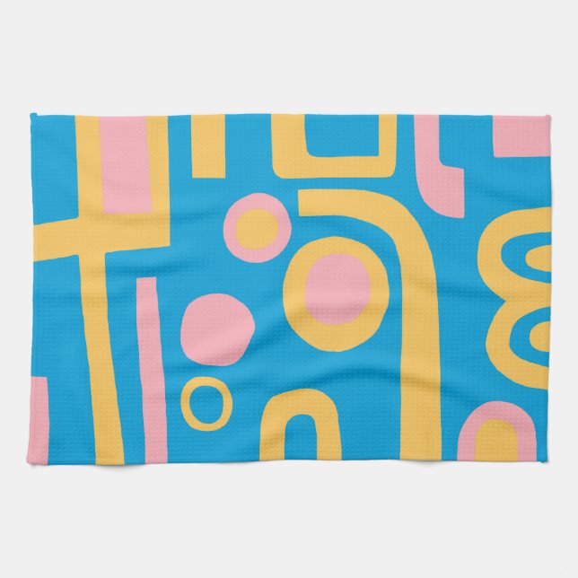 Abstract 170914v2 tea towel (Horizontal)