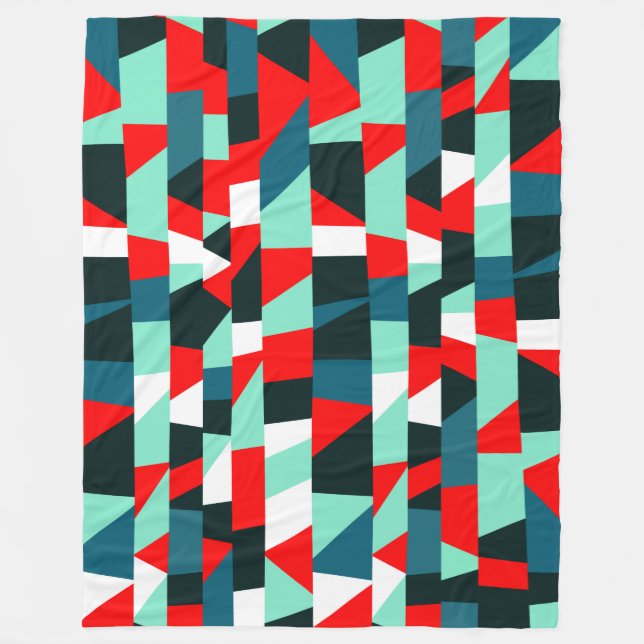 Abstract 190513 fleece blanket (Front)
