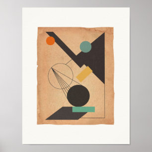 Abstract #1 Bauhaus Poster