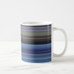Abstract #1: Blue and gray Coffee Mug