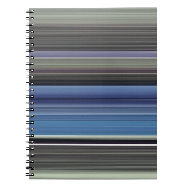 Abstract #1: Blue and gray Notebook (Front)